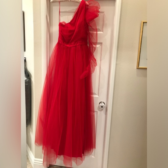 Rubber Ducky brand new ‘Ritz’ gown in red tulle, size Large - Picture 2 of 8